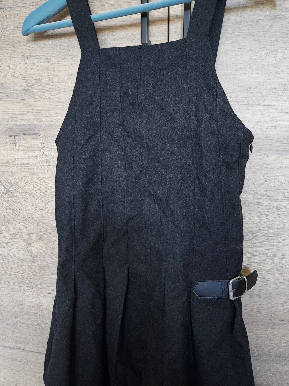 ZARA Charcoal Pinafore Skirt